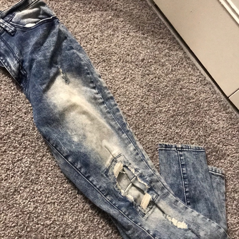 High rise jeans